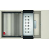 Franke Kanon 1250528618 zlewozmywak granitowy 62x42 cm beżowy-brązowy