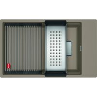Franke Kanon 1250528621 zlewozmywak granitowy 62x42 cm brązowy
