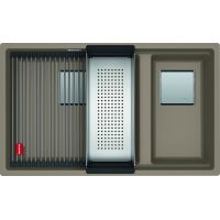 Franke Kanon 1250528637 zlewozmywak granitowy 76x46 cm brązowy