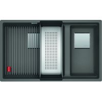 Franke Kanon 1250528639 zlewozmywak granitowy 76x46 cm szary/grafitowy/onyx