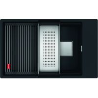 Franke Kanon 1250633003 zlewozmywak granitowy 62x42 cm czarny