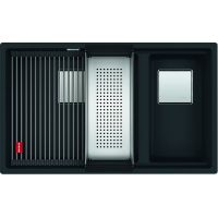 Franke Kanon 1250633004 zlewozmywak granitowy 76x46 cm czarny