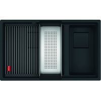 Franke Kanon 1250721162 zlewozmywak granitowy 76x46 cm czarny
