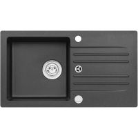Alveus Foxtrot 9603291P zlewozmywak granitowy 75x42 cm czarny