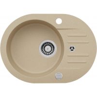 Alveus Cancan 9654255P zlewozmywak granitowy 58x42 cm beżowy