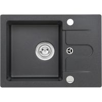 Alveus Cancan 9753391P zlewozmywak granitowy 58x42 cm czarny