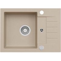 Alveus Amaro 9913355P zlewozmywak granitowy 58x42 cm beżowy