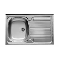 Pyramis Intl 100104301 zlewozmywak stalowy 80x50 cm