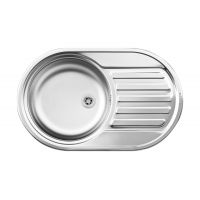 Pyramis SR 100189601 zlewozmywak stalowy 76.5x48 cm