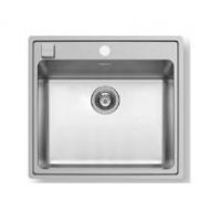 Pyramis Pella 108910301 zlewozmywak stalowy 57x52 cm