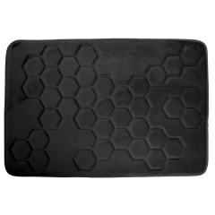 Hyggli Honey 70088 dywanik łazienkowy 90x60 cm prostokątny czarny