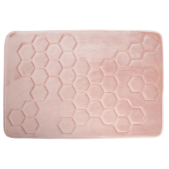 Hyggli Honey 70090 dywanik łazienkowy 90x60 cm prostokątny różowy