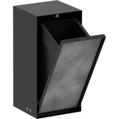 Hansgrohe XtraStoris Rock 56063670 kosz na śmieci 2.5 l czarny