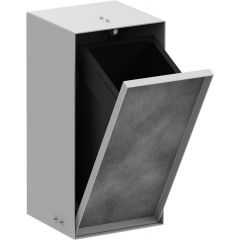 Hansgrohe XtraStoris Rock 56063700 kosz na śmieci 2.5 l biały