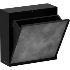 Hansgrohe XtraStoris Rock 56089670 kosz na śmieci 4 l czarny