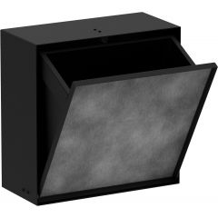 Hansgrohe XtraStoris Rock 56090670 kosz na śmieci 6 l czarny
