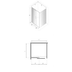 Kela Megan KE23586 dywanik łazienkowy 60x100 cm prostokątny szary