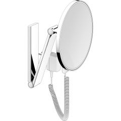 Keuco Cosmetic mirrors 17612019001 lusterko kosmetyczne 21.2x31.4 cm okrągłe z oświetleniem chrom