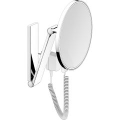 Keuco Cosmetic mirrors 17612139001 lusterko kosmetyczne 21.2x31.4 cm okrągłe z oświetleniem chrom