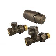 KFA Armatura Komfort Pro 75703019BL zestaw termostatyczny miedź