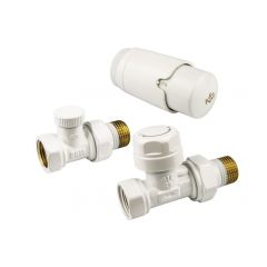KFA Armatura Komfort Pro 75703044BL zestaw termostatyczny biały