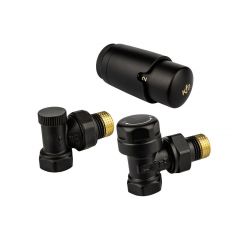 KFA Armatura Komfort Pro 75713081BL zestaw termostatyczny czarny
