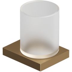 Kludi Vela C 31975N1 kubek do mycia zębów biały-brązowy