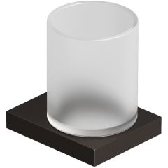 Kludi Vela C 31975N2 kubek do mycia zębów biały-czarny