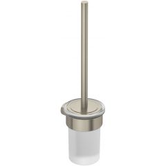 Kludi Vela R 58974N5 szczotka toaletowa z rączką ścienna nikiel