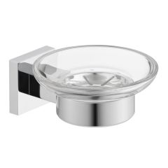 Kronenbach Quara 292100600005 mydelniczka ścienna chrom-przezroczysta