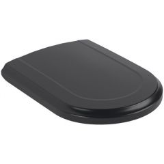 Villeroy & Boch Hommage 8809S1R7 deska sedesowa wolnoopadająca czarna Villeroy & Boch Hommage 8809S1R7 deska sedesowa wolnoopadająca czarna