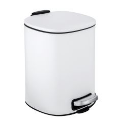 Wenko Alassio 24779100 kosz na śmieci 5 l biały