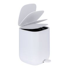 Wenko Davos 24852100 kosz na śmieci 6.5 l biały