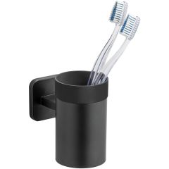 Wenko 26396100 kubek do mycia zębów czarny