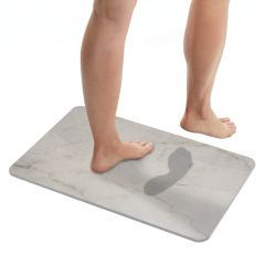 Wenko 26494100 dywanik łazienkowy 60x40 cm prostokątny szary