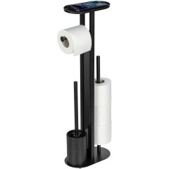 Wenko 26556100 szczotka toaletowa stojąca czarna