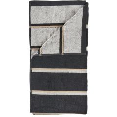 Zone Denmark Sauna 37622 ręcznik 140x70 cm bawełniany czarny