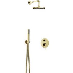 Besco Decco BPDIIZS zestaw prysznicowy podtynkowy złoty