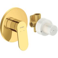 Duravit Wave WA4210007034 bateria prysznicowa podtynkowa złota