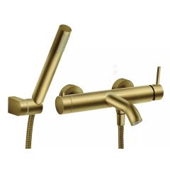 Ferro Ciriculus BCK11BG bateria wannowo-prysznicowa ścienna złota