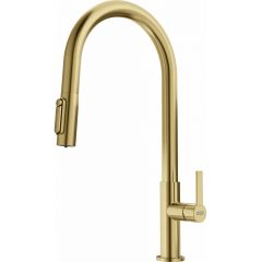 Franke Maris Slim Clear Water J Pull-Out 1200736601 bateria kuchenna stojąca złoto/stare złoto