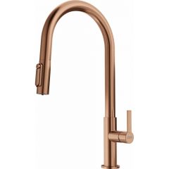 Franke Maris Slim Clear Water J Pull-Out 1200736602 bateria kuchenna stojąca miedź