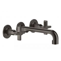 Gessi Inciso 58190299 bateria umywalkowa podtynkowa czarna