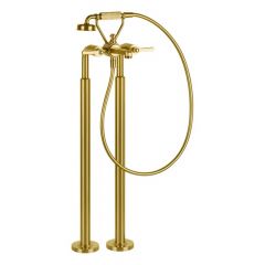 Gessi Venti20 65128716 bateria wannowo-prysznicowa wolnostojąca złota