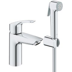 Grohe Eurosmart 23124003 bateria umywalkowa ze słuchawką typu bidetta stojąca czarna