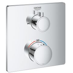 Grohe Grohtherm 24080000 bateria wannowo-prysznicowa podtynkowa termostatyczna starlight chrome