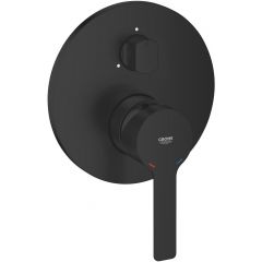Grohe Lineare New 240952431 bateria wannowo-prysznicowa podtynkowa czarna