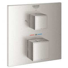 Grohe Grohtherm Cube 24154DC0 bateria wannowo-prysznicowa podtynkowa termostatyczna supersteel