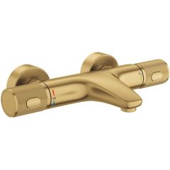 Grohe Precision Feel 34788GN0 bateria wannowo-prysznicowa ścienna z termostatem brushed cool sunrise