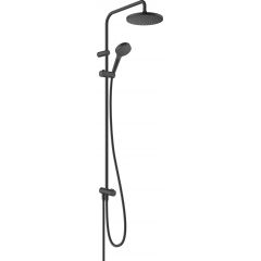 Hansgrohe Vernis Blend 26272670 zestaw prysznicowy ścienny z deszczownicą czarny